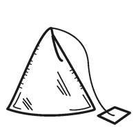 pyramid shaped teabag