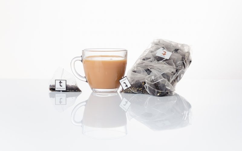 Boost compostable refill bag containing teabags