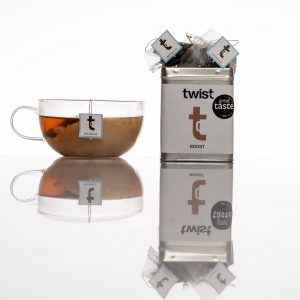 Boost image of caddy with teabags blends