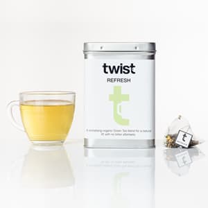 Twist Teas Refresh Tea in cup