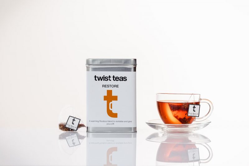 Twist Teas Restore Tea in cup