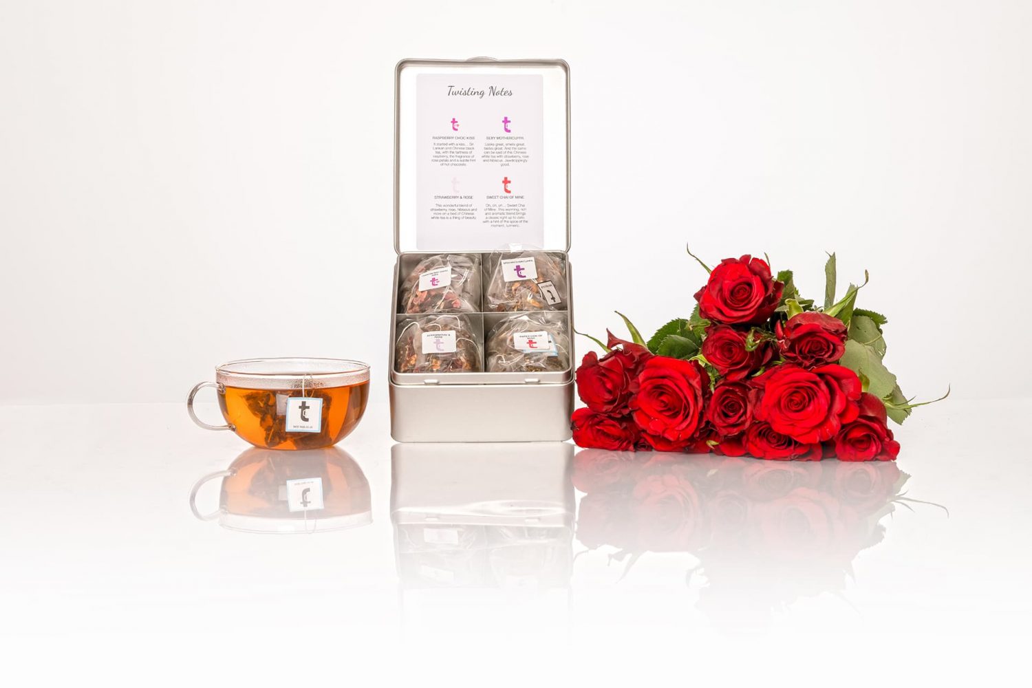 Personalised Valentines Tea Selection Box