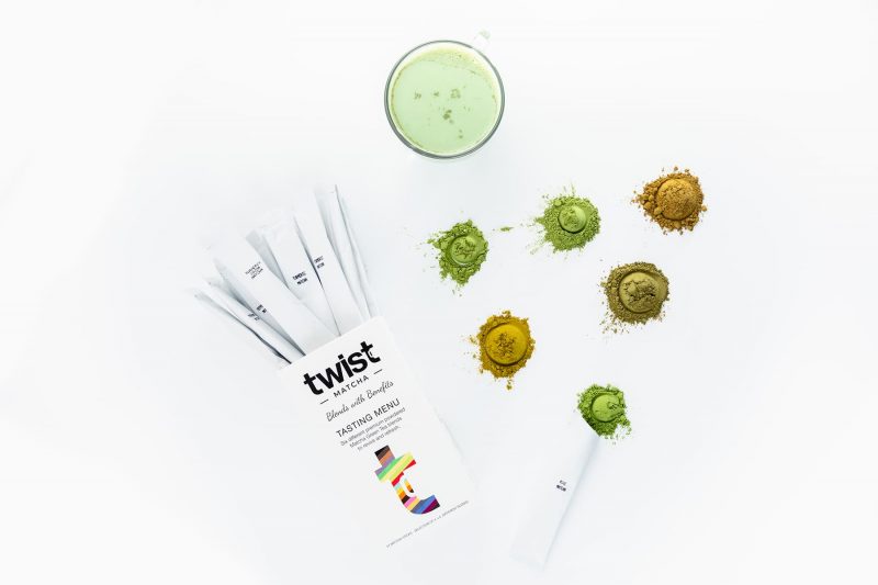 Twist Teas Matcha Sticks Tasting Menu