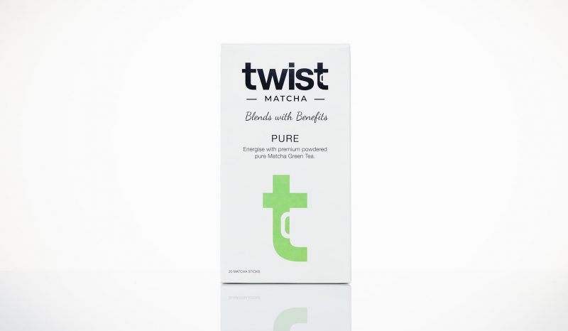 Twist Teas Pure Matcha Tea Sticks Retail Packaging