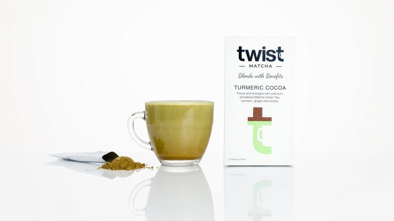 Twist Teas Turmeric Cocoa Matcha Tea Sticks