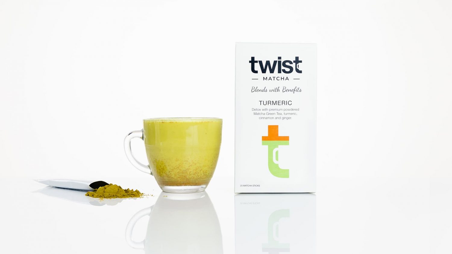 Twist Teas Turmeric Matcha Tea Sticks
