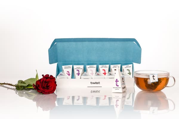 Twist Teas Valentine's Pyramid Gift Box