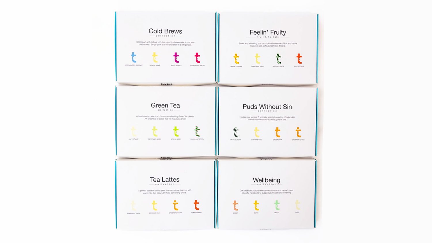 A collection of Tea Tasting menus