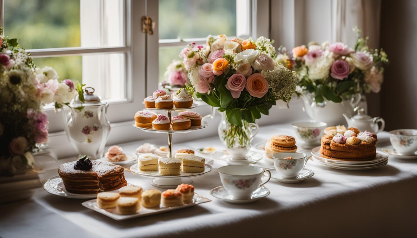 A traditional mother's day afternoon tea, full of personal elements and great tastes.